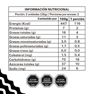 Cuchuflí Nutella Pack 4u