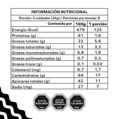 Habanitos de barquillo Caja de 24u